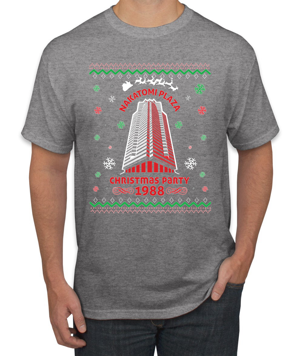 Nakatomi Plaza Christmas Party 1988 Ugly Christmas Sweater Men's Graphic T-Shirt