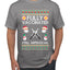 Fully Vaccinated Still Antisocial Ugly Christmas Sweater Men's Graphic T-Shirt
