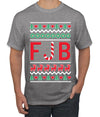 FJB Candy Cane  Ugly Christmas Sweater Men's Graphic T-Shirt