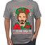 It's Keanu Wreaths Ugly Christmas Sweater Men's T-Shirt