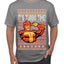 Turboman It's Turbo Time! Ugly Christmas Sweater Men's Graphic T-Shirt