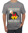 Jingle Bells Biden Smells Ugly Christmas Sweater Men's Graphic T-Shirt