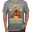 I Have A Big Package Meme Barry Wood Ugly Christmas Sweater Men's Graphic T-Shirt