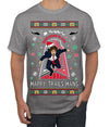 Nakatomi Plaza Happy Trails Hanz Ugly Christmas Sweater Men's Graphic T-Shirt