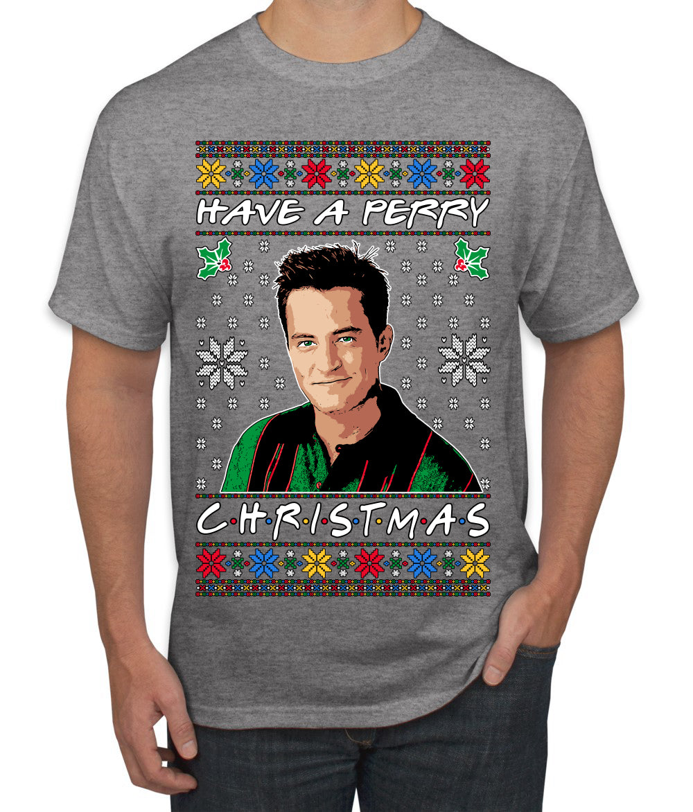 Have a Perry Christmas Ugly Christmas Sweater Men's T-Shirt