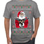 F Around And Find Out Santa Ugly Christmas Sweater Men's T-Shirt