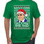 Santas Coming That's What She Said Michael Scott Ugly Christmas Sweater Men's Graphic T-Shirt