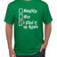 Naughty Nice I Elfed It Up Again Christmas Men's Graphic T-Shirt