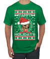 Yappy Holidays Christmas Men's Graphic T-Shirt