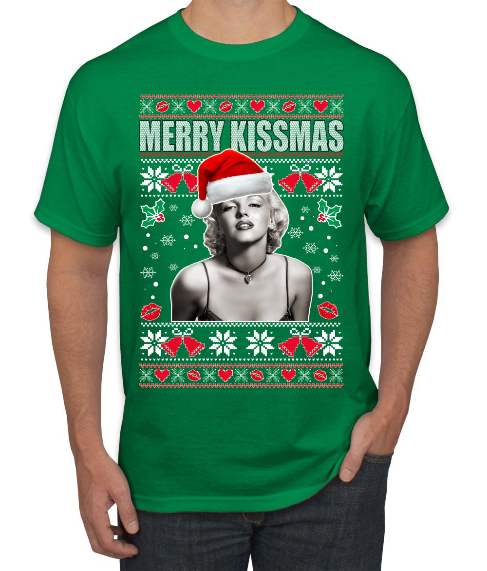Merry Kissmas  Christmas Men's Graphic T-Shirt