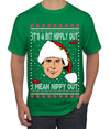 Clark Grizwald It's A Bit Nipply Out Ugly Christmas Sweater Men's Graphic T-Shirt