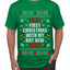 First Christmas With My Hot New Wife Ugly Christmas Sweater Men's Graphic T-Shirt
