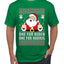 One For Biden One For Harris Santa Ugly Christmas Sweater Men's Graphic T-Shirt