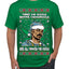 Snoop 'Twas The Nizzle Pot Leaf Weed Funny Ugly Christmas Sweater Men's Graphic T-Shirt