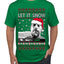 Hunter Let It Snow Biden Ugly Christmas Sweater Men's T-Shirt