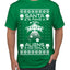 Santa Is Fake Aliens Are Real Ugly Christmas Sweater Men's T-Shirt