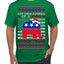 I'm Dreaming Of A Right Christmas Republican GOP  Ugly Christmas Sweater Men's T-Shirt