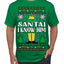 Santa! I Know Him Christmas Movie Quote  Ugly Christmas Sweater Men's T-Shirt