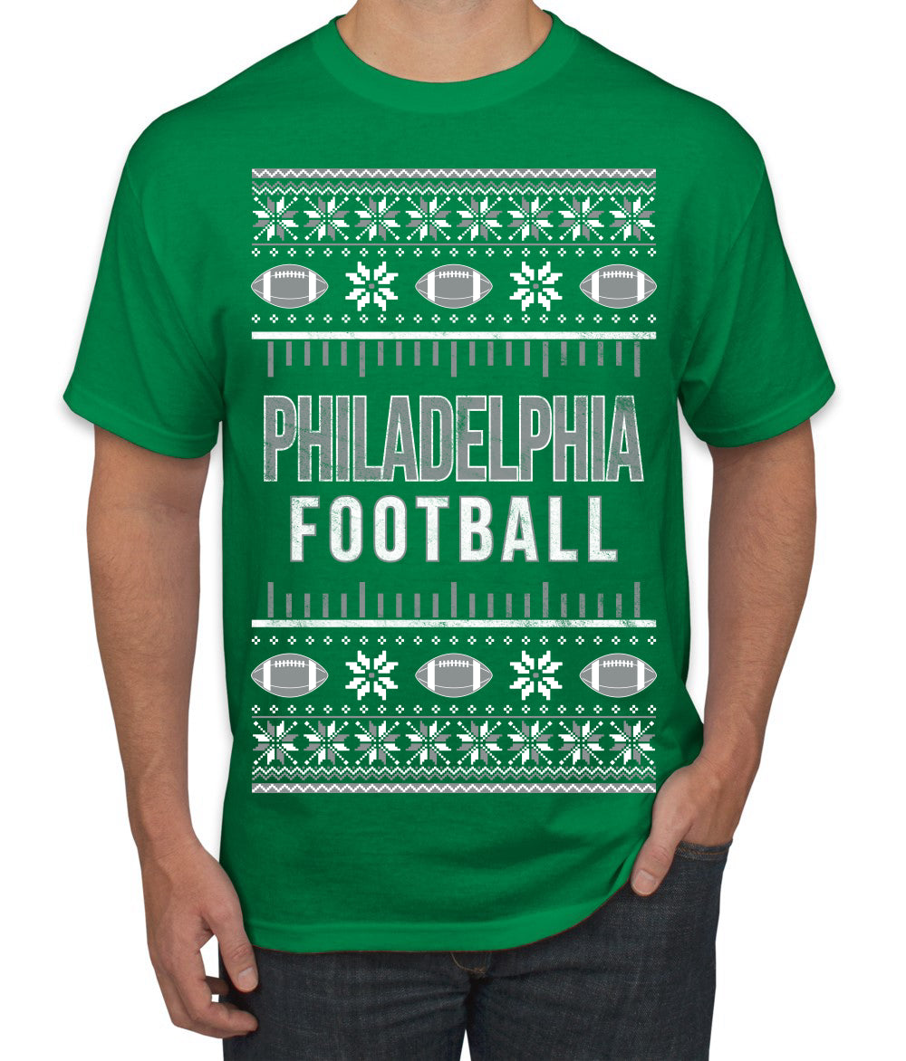 City of Philadelphia PHI American Football Fantasy Fan Ugly Christmas Sweater Unisex Crewneck Sweatshirt