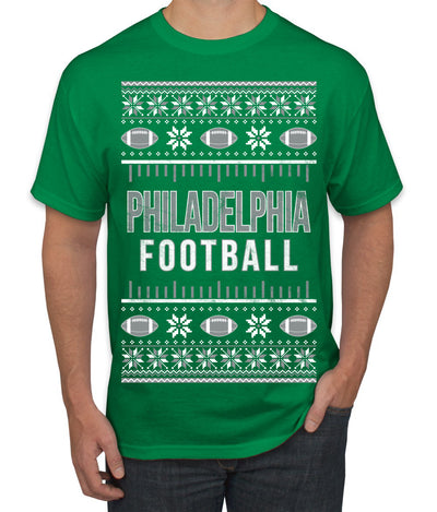 City of Philadelphia PHI American Football Fantasy Fan Ugly Christmas Sweater Unisex Crewneck Sweatshirt