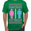 All I Want For Christmas Is For There To Be Two Genders Ugly Christmas Sweater Men's T-Shirt