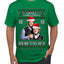 Here To F Stuff Up Step Brothers Holiday Pose Ugly Christmas Sweater Men's T-Shirt