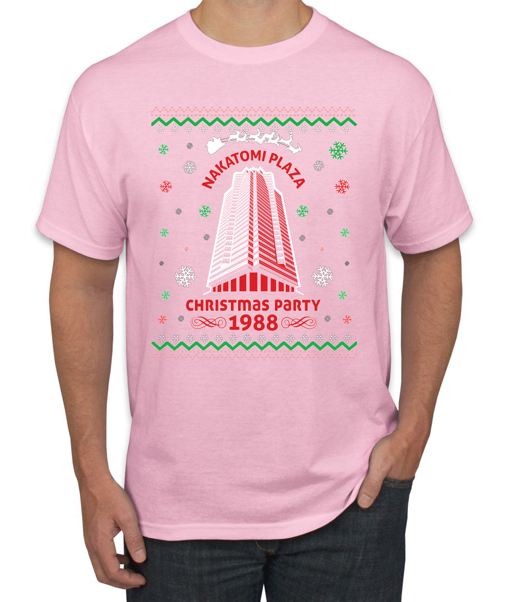 Nakatomi Plaza Christmas Party 1988 Ugly Christmas Sweater Men's Graphic T-Shirt