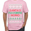 Santa's Favorite Homo Ugly Christmas Sweater Men's T-Shirt