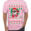 Yo Yo Yo Black Santa Ugly Christmas Sweater Men's T-Shirt