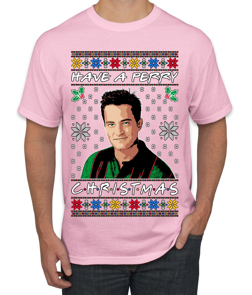 Have a Perry Christmas Ugly Christmas Sweater Men's T-Shirt