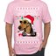 Twas The Nizzle Before Chrismizzle Gangster Dogg Rapper Ugly Christmas Sweater Men's T-Shirt