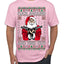 F Around And Find Out Santa Ugly Christmas Sweater Men's T-Shirt