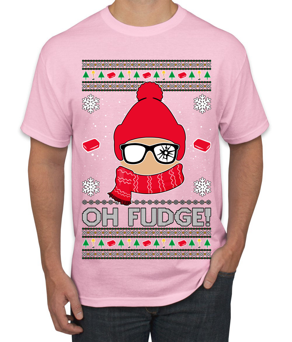 Oh Fudge Funny Story Ugly Christmas Sweater Men's T-Shirt