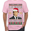 Harvey Hit This Button I Call Santa Specter TV Show Parody Ugly Christmas Sweater Men's T-Shirt