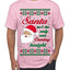 Naughty Santa Isn't The Only One Coming Tonight Ugly Christmas Sweater Men's T-Shirt