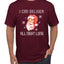 I Can Deliver All Night Long Santa Winking Christmas Men's Graphic T-Shirt