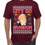 Trump Let’s Go Brandon Ugly Christmas Sweater Men's Graphic T-Shirt