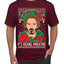 It's Keanu Wreaths Ugly Christmas Sweater Men's T-Shirt