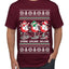 Holiday Spirits Drink Drank Drunk Snowmen Ugly Christmas Sweater Men's T-Shirt