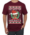 Yappy Holidays Christmas Men's Graphic T-Shirt