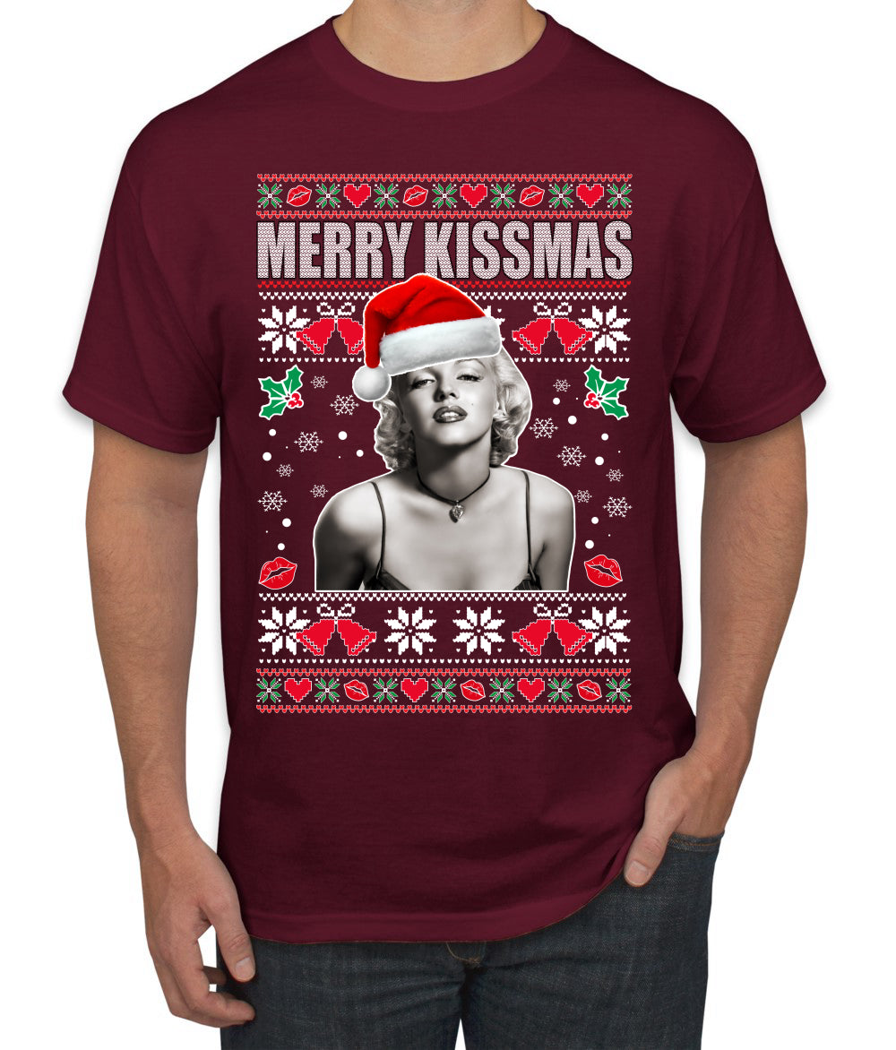 Merry Kissmas  Christmas Men's Graphic T-Shirt
