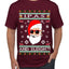 Original Hipster IPAs and Sleigh?!  Ugly Christmas Sweater Men's Graphic T-Shirt