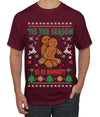 Tis' The Season To Be Naughty Ugly Christmas Sweater Men's Graphic T-Shirt