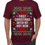 First Christmas With My Hot New Wife Ugly Christmas Sweater Men's Graphic T-Shirt