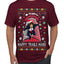 Nakatomi Plaza Happy Trails Hanz Ugly Christmas Sweater Men's Graphic T-Shirt