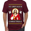 Put Christ Back In Christmas Ugly Christmas Sweater Men's T-Shirt