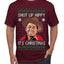 Shut Up Hippy It's Christmas Ugly Christmas Sweater Men's T-Shirt
