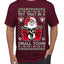 Try That In A Small Town Christmas Ugly Christmas Sweater Men's T-Shirt