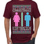 All I Want For Christmas Is For There To Be Two Genders Ugly Christmas Sweater Men's T-Shirt