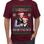 Here To F Stuff Up Step Brothers Holiday Pose Ugly Christmas Sweater Men's T-Shirt